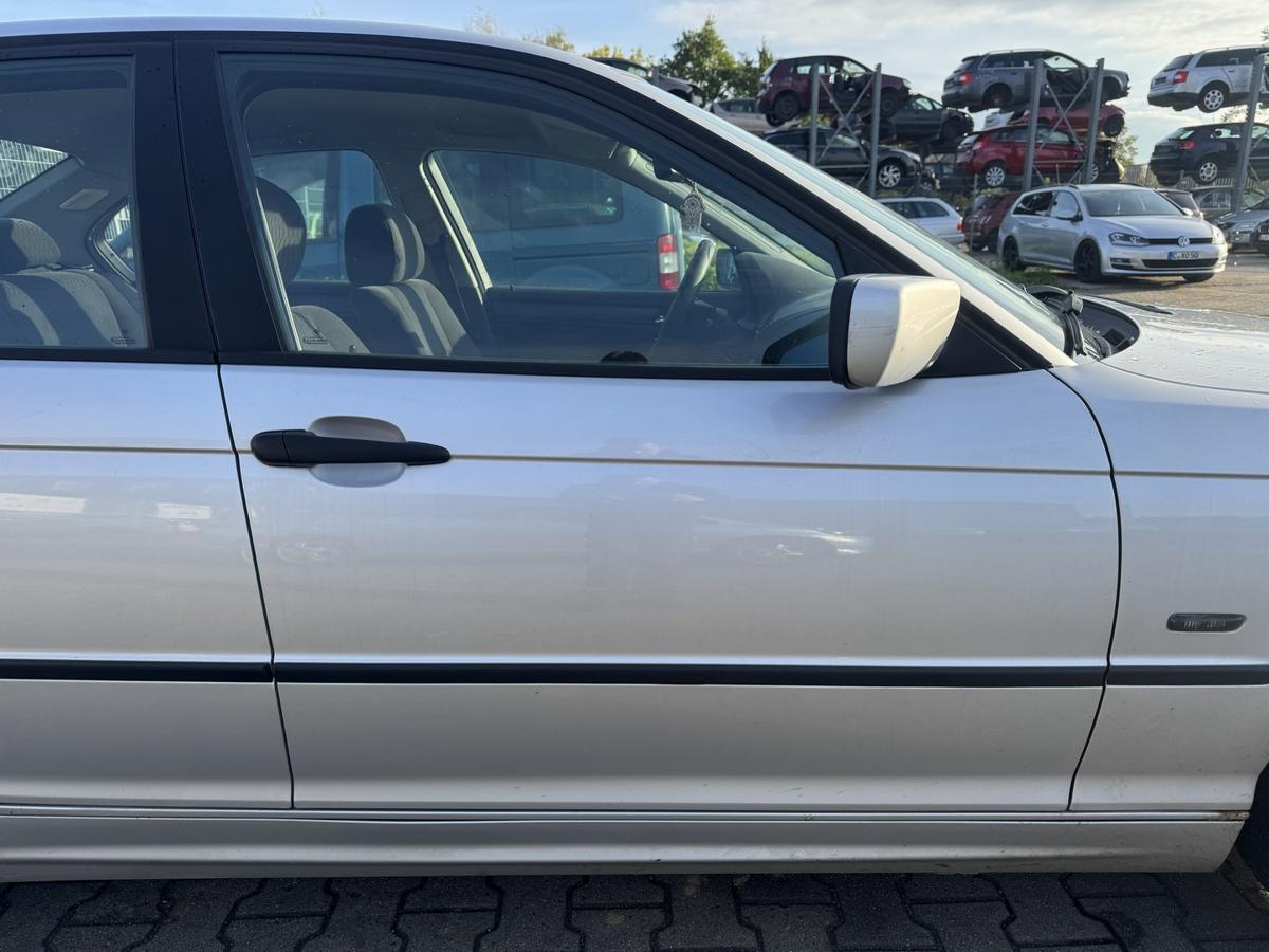 BMW 3er E46 original T&uuml;r vorn rechts 354 Titansilber Rohbau Bj.1998